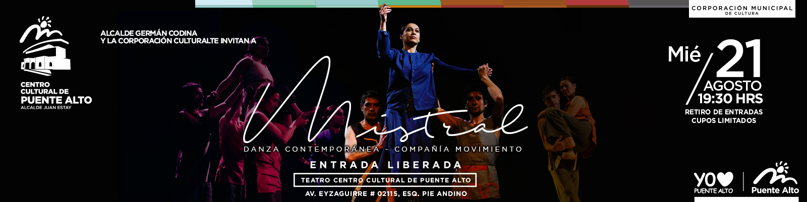 No te pierdas la obra de danza que homenajea a nuestra poetisa Gabriela Mistral. 